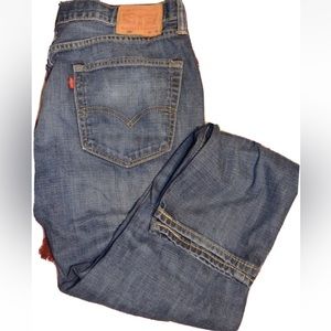 Levi Strauss 508 Tapered 100% Cotton Jeans Mens W32 L30 Blue Levis Red Tab